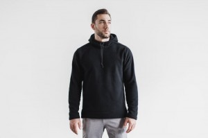Nobull Arctic Pullover Hoodie Herren Schwarz | GQYE-21803