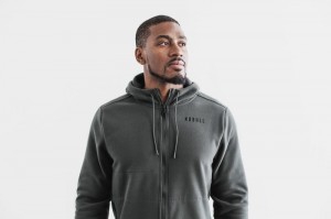 Nobull Arctic Zip-up Jacken Herren Dunkelgrau | CHSU-28795