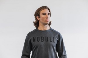Nobull Crew Sweatshirt Herren Tiefesgrau | JAZT-82913