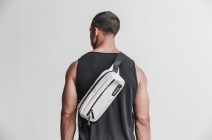 Nobull Crossbody Taschen Herren Weiß | PKUB-46930