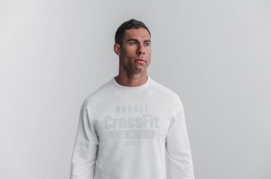 Nobull Crossfit Games® 2021 Crew Sweatshirt Herren Weiß | ZLNJ-34721