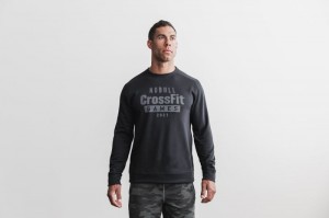 Nobull Crossfit Games® 2021 Crew Sweatshirt Herren Schwarz | HUAR-82164
