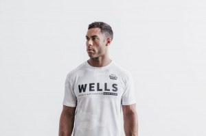 Nobull Crossfit Games® 2021 (Wells) Trikot Herren Weiß Camouflage | OUZL-93657