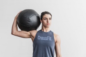 Nobull Crossfit® High-neck Muskelshirt Damen Navy | RIMY-87295