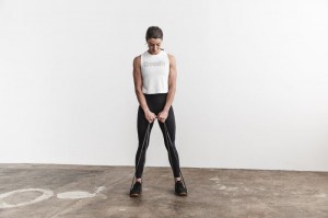 Nobull Crossfit® Muscle Muskelshirt Damen Weiß | HMLX-53276