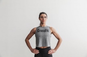 Nobull Crossfit® Muscle Muskelshirt Damen Grau | AGDR-37081