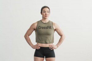 Nobull Crossfit® Muscle Muskelshirt Damen Grün | UTGS-63549