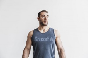 Nobull Crossfit® Muskelshirt Herren Navy | AMYX-58290