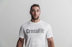 Nobull Crossfit® Tee (Camo) T-shirts Herren Weiß Camouflage | PHZJ-45128