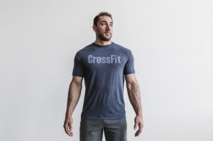 Nobull Crossfit® Tee T-shirts Herren Navy | PBVH-68295