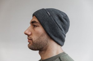 Nobull Cuffed Beanie Hüte Herren Dunkelgrau | XSPY-19628