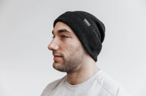 Nobull Cuffed Beanie Hüte Herren Schwarz | HKUB-87190