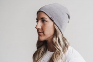Nobull Fitted Beanie Hüte Herren Grau | XRTO-87956