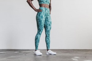 Nobull High-Rise Strumpfhose Damen Blau Tiefesgrün | YCEP-69342