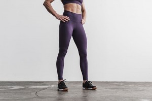 Nobull High-Rise Strumpfhose Damen Braun | DJNW-05341