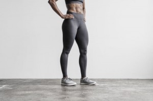 Nobull High-Rise Strumpfhose Damen Dunkelgrau | SHDK-93182