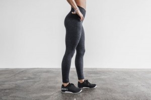 Nobull High-Rise Strumpfhose Damen Grau | HPQE-94862