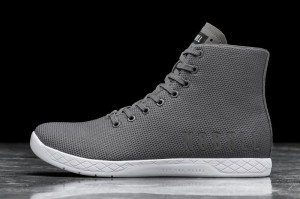 Nobull High Tops Sportschuhe Damen Dunkelgrau Weiß | ODLG-02584