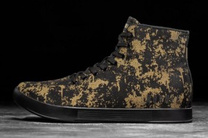 Nobull High Tops Sportschuhe Damen Schwarz Gold | ZNIA-07492