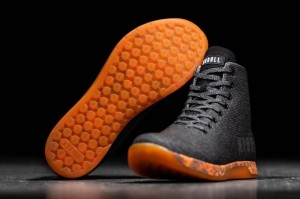 Nobull High Tops Sportschuhe Damen Schwarz Orange | DPNZ-60954