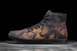 Nobull High Tops Sportschuhe Damen Schwarz Orange | QSKG-58703