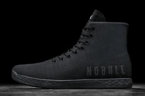 Nobull High Tops Sportschuhe Damen Schwarz | TEMX-13470