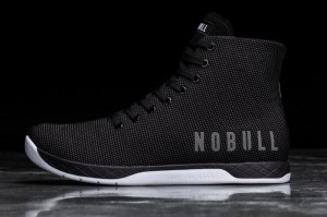 Nobull High Tops Sportschuhe Damen Schwarz Weiß | AMSE-01953