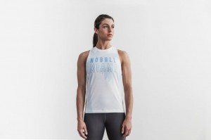 Nobull High-neck Muskelshirt Damen Blau | UJMS-92074
