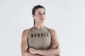 Nobull High-neck Muskelshirt Damen Fallen Rock | XHQV-83740