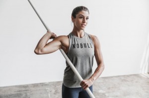 Nobull High-neck Muskelshirt Damen Grau | SPUL-93470