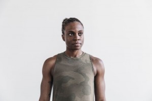 Nobull High-neck Muskelshirt Damen Grün Camouflage | XYQG-86054