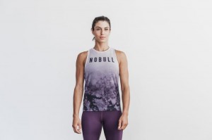 Nobull High-neck Muskelshirt Damen Lila | HEQL-97401