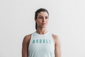 Nobull High-neck Muskelshirt Damen Mist | CDBJ-24780