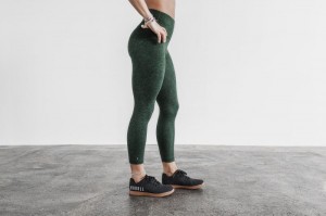 Nobull High-rise 7/8 Strumpfhose Damen Hunter Heather Matte | AIMT-30754