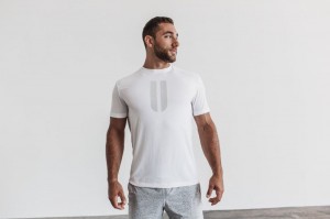Nobull Horns Tee T-shirts Herren Weiß | YEUD-51274