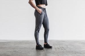 Nobull Jogginghose Damen Grau | UNLW-78250