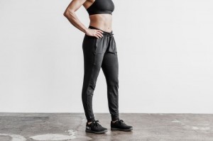Nobull Jogginghose Damen Schwarz | QDPK-16970