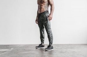 Nobull Jogginghose Herren Grau Camouflage | DPZW-92107