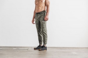 Nobull Jogginghose Herren Grün Camouflage | KQPG-03279