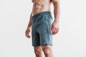 Nobull Knit Kurzes 8.5" Kurze Hose Herren Türkis | UFOX-26954