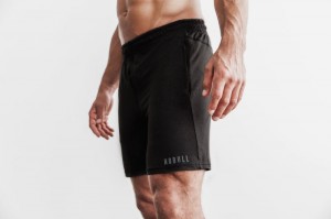 Nobull Knit Kurzes 8.5" Kurze Hose Herren Schwarz | GBHW-04798