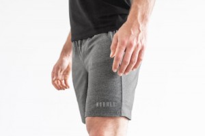 Nobull Knit Kurzes 8.5" Kurze Hose Herren Grau | PYLJ-03864