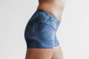 Nobull Kurze Hose Damen Blau | RLKH-20461