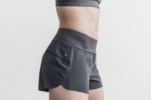 Nobull Kurze Hose Damen Dunkelgrau | QMLA-54163