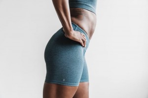Nobull Kurze Hose Damen Türkis | ZVTC-70581