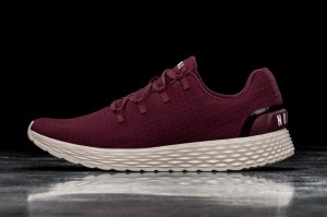 Nobull Laufschuhe Damen Dunkelrot Weiß | QRFA-89246