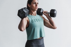 Nobull Muscle Muskelshirt Damen Blau | MGHR-42019
