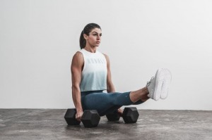 Nobull Muscle Muskelshirt Damen Blau | NTIR-82073