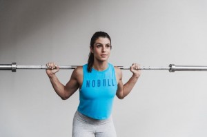 Nobull Muscle Muskelshirt Damen Blau | OASN-17658