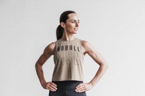Nobull Muscle Muskelshirt Damen Fallen Rock | TDYC-42918